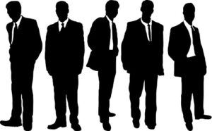 A group of businessmen
